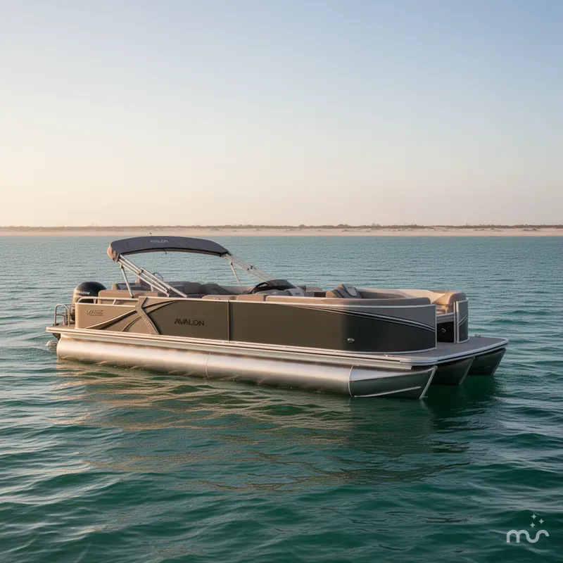 Slide: The Image of Avalon LSZ 25 QUAD LOUNGER-TRITOON 200HP 2026 - 2