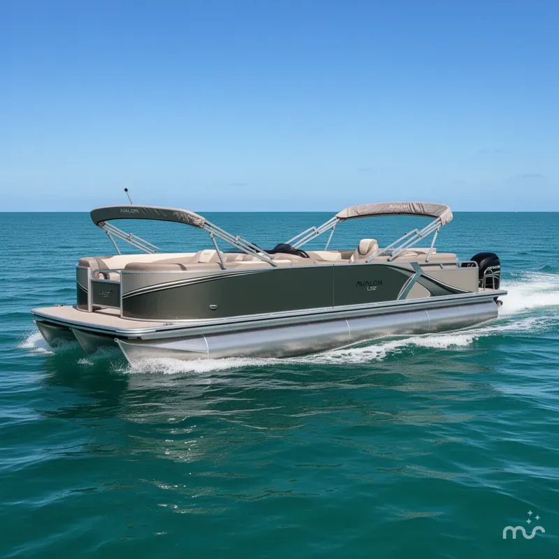 Slide: The Image of Avalon LSZ 25 QUAD LOUNGER-TRITOON 200HP 2026 - 2