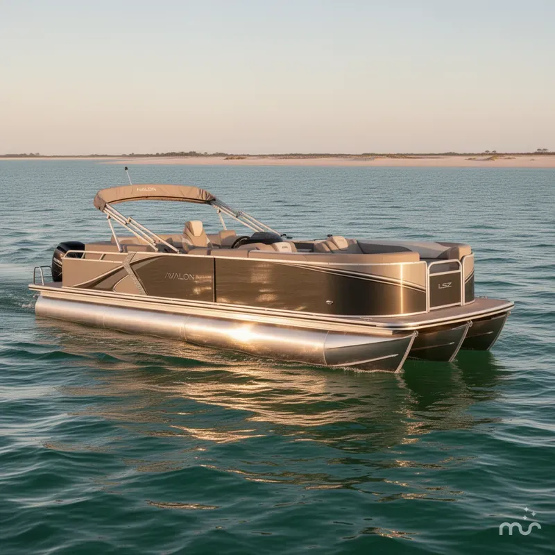 Slide: The Image of Avalon LSZ 25 QUAD LOUNGER-TRITOON 200HP 2026 - 2
