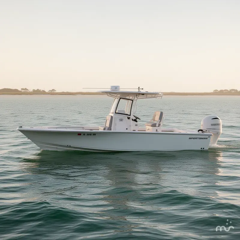 Slide: The Image of Sportsman Masters 267OE Bay Boat 2020 - 0