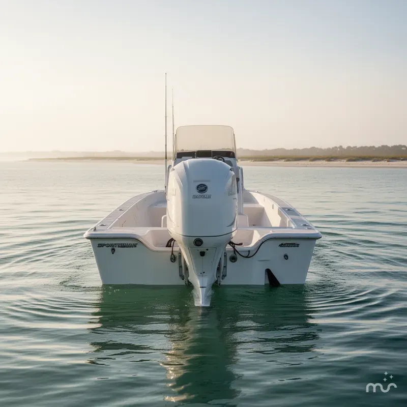 Slide: The Image of Sportsman Masters 267OE Bay Boat 2020 - 1