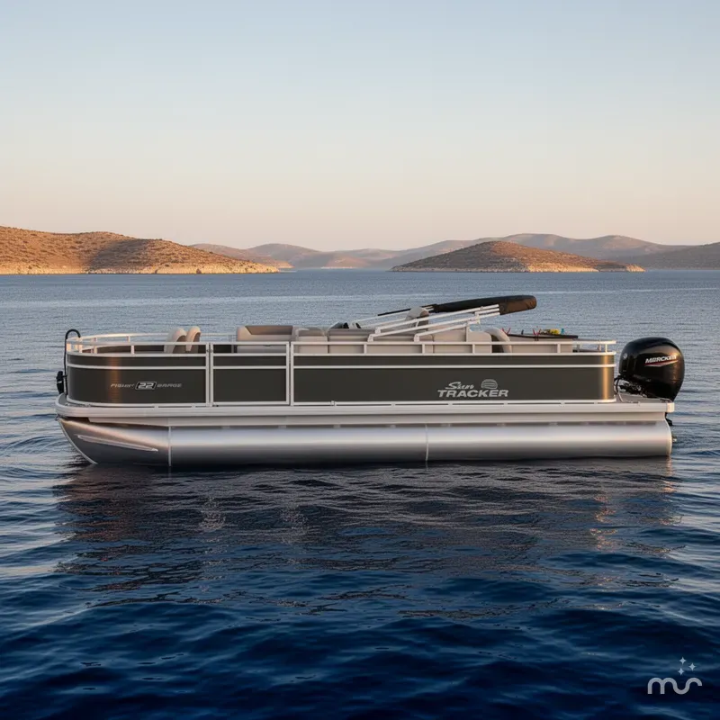 Slide: The Image of Sun Tracker Fishin' Barge 22 DLX 2026 - 2