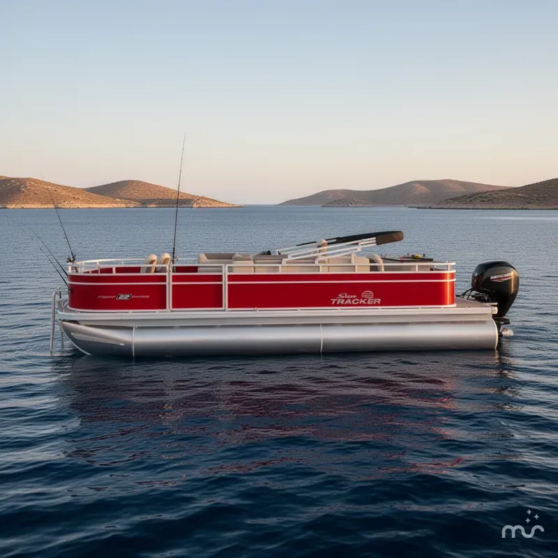 Slide: The Image of Sun Tracker Fishin' Barge 22 DLX 2026 - 2