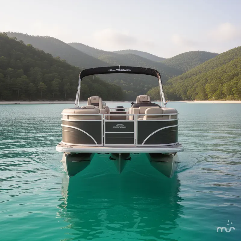 Slide: The Image of Sun Tracker Fishin' Barge 22 DLX 2026 - 3