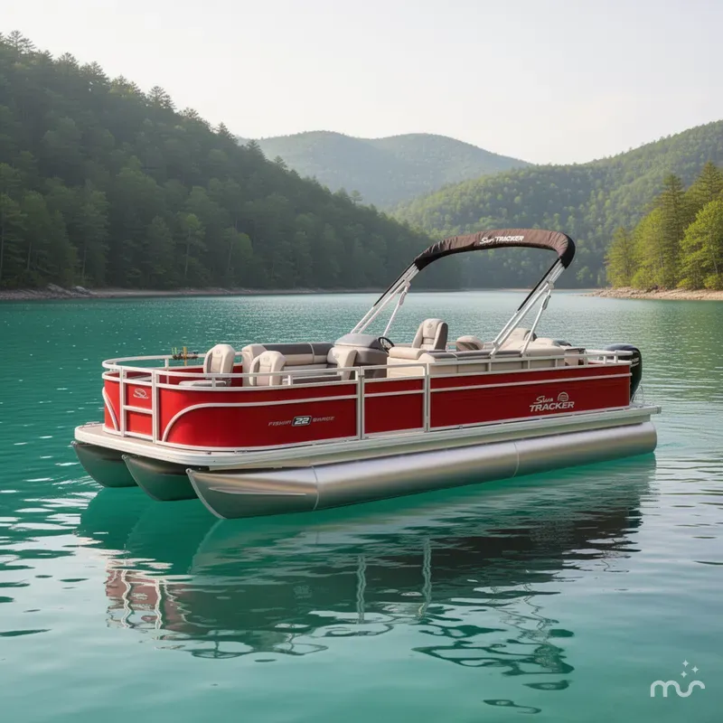 Slide: The Image of Sun Tracker Fishin' Barge 22 DLX 2026 - 4