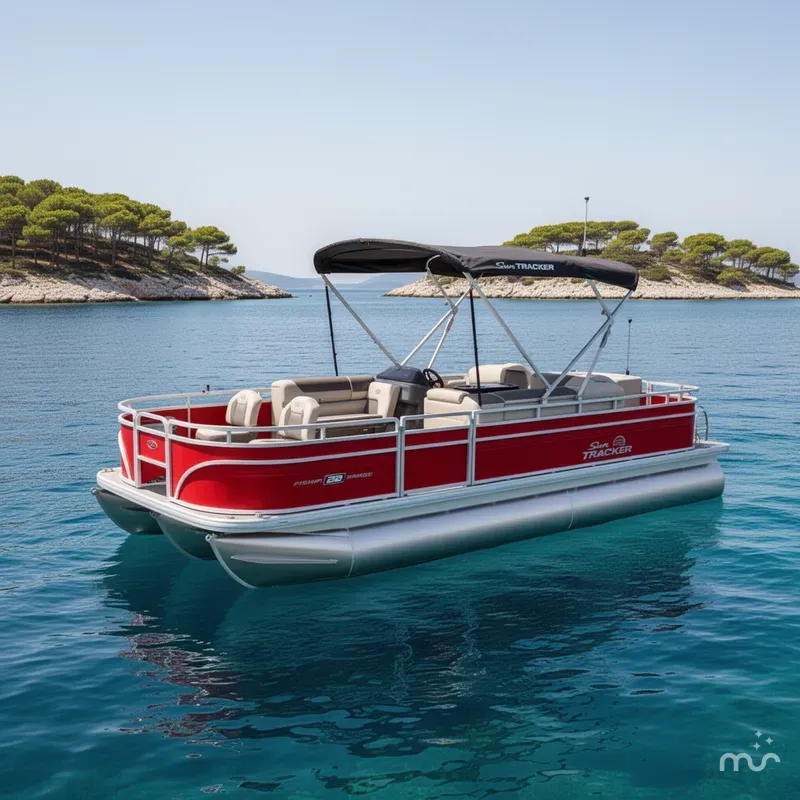 The Image of Sun Tracker Fishin' Barge 22 DLX 2026 - 0