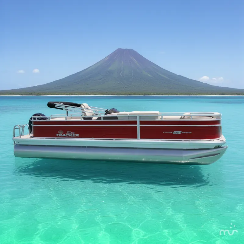 Slide: The Image of Sun Tracker Fishin' Barge 22 DLX 2026 - 2