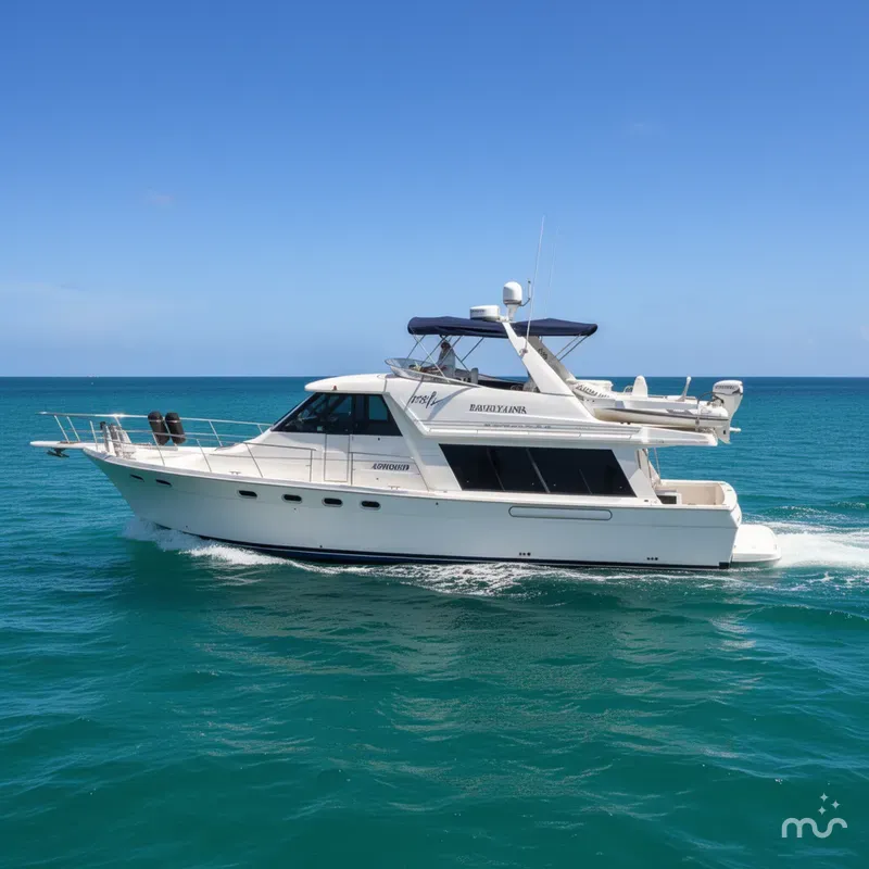 Slide: The Image of Bayliner 4788 Pilot House Motoryacht 1998 - 2