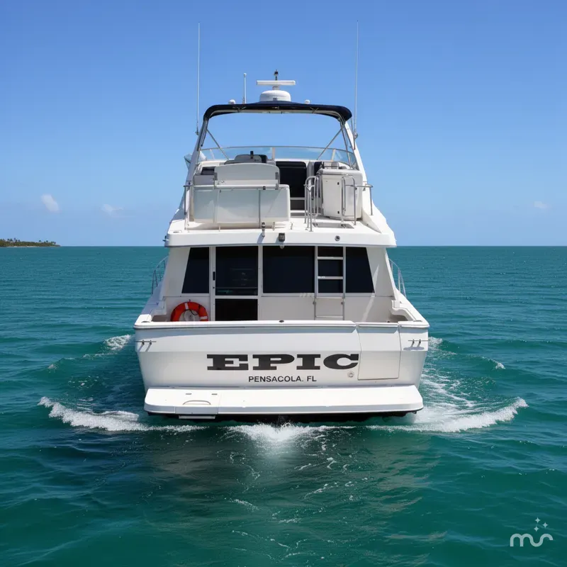 Slide: The Image of Bayliner 4788 Pilot House Motoryacht 1998 - 3