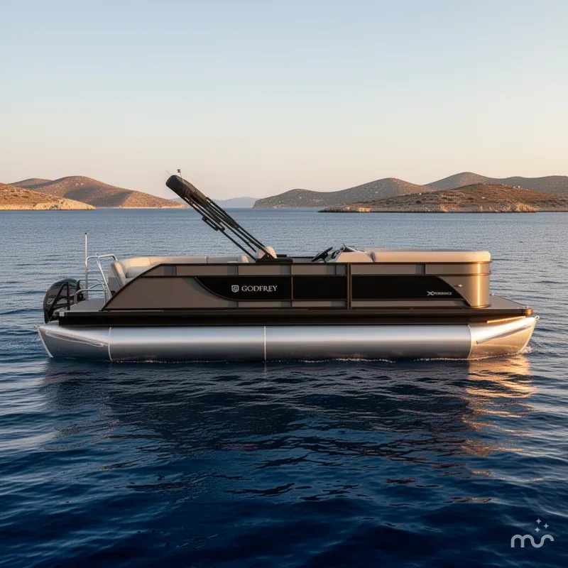 The Image of Godfrey Sweetwater Xperience 22' Single Flip Lounge Tritoon - 2286 SFLX 2026 - 0