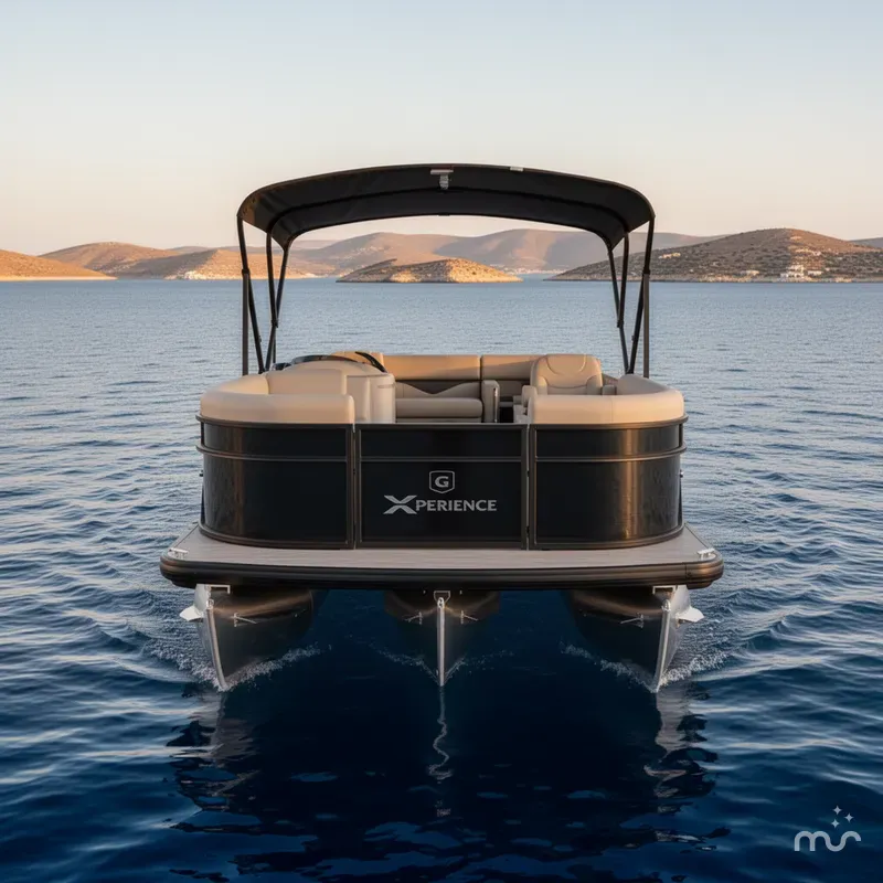 Slide: The Image of Godfrey Sweetwater Xperience 20' Single Flip Lounge Tritoon - 2086 SFLX 2026 - 1