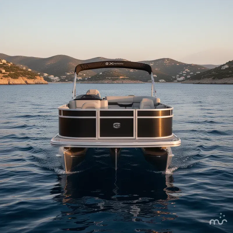 Slide: The Image of Godfrey Sweetwater Xperience 20' Single Flip Lounge Pontoon - 2086 SFLX 2026 - 1