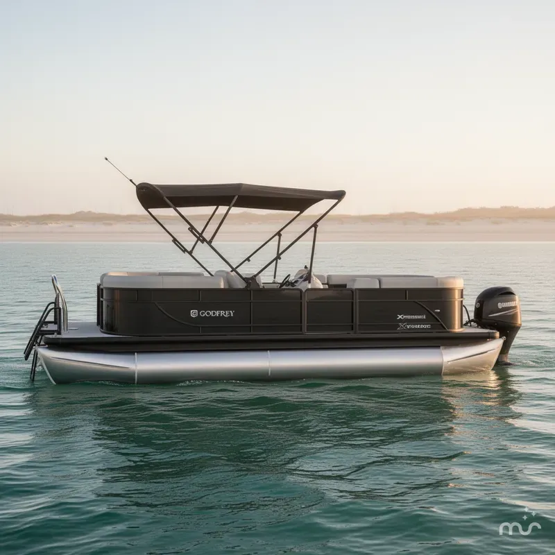Slide: The Image of Godfrey Sweetwater Xperience 20' Split Bench Pontoon - 2286 SBX 2026 - 1