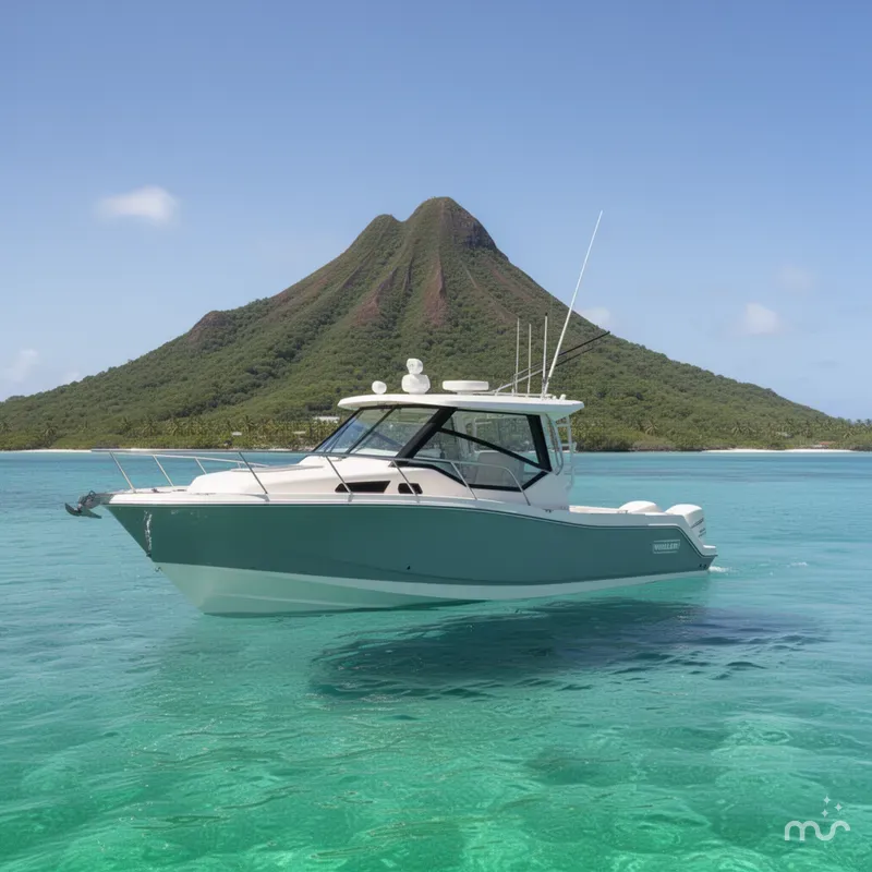Slide: The Image of Boston Whaler 325 Conquest 2026 - 2