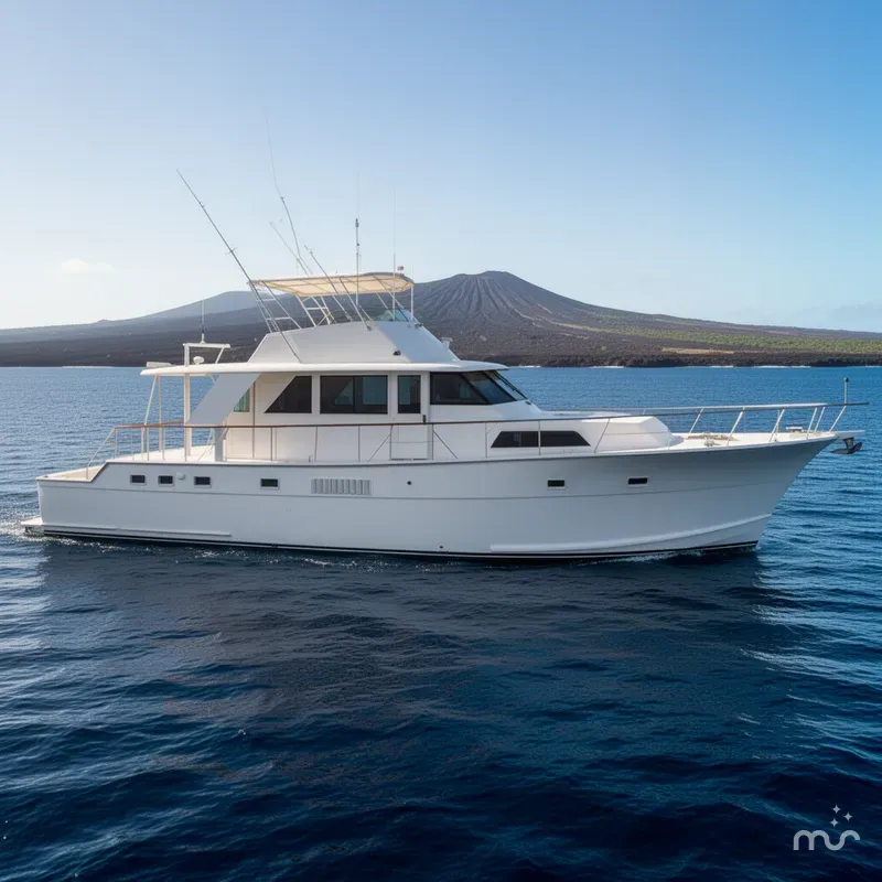 Slide: The Image of Hatteras 58 Yacht Fisherman 1973 - 2