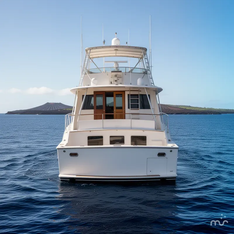 Slide: The Image of Hatteras 58 Yacht Fisherman 1973 - 3