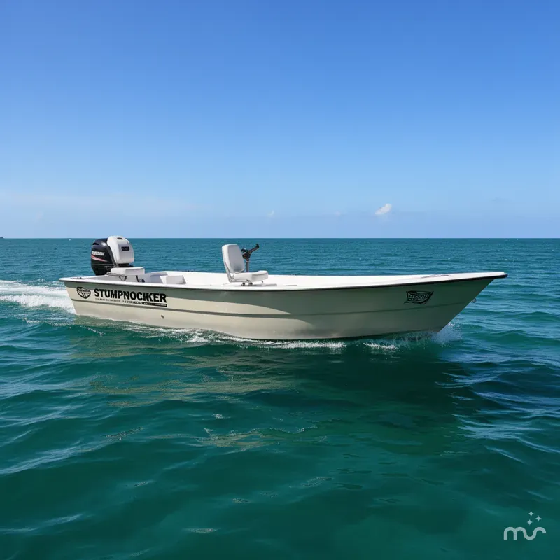 Slide: The Image of Salty Boats STUMPNOCKER 175 SKIFF TILLER 2025 - 2