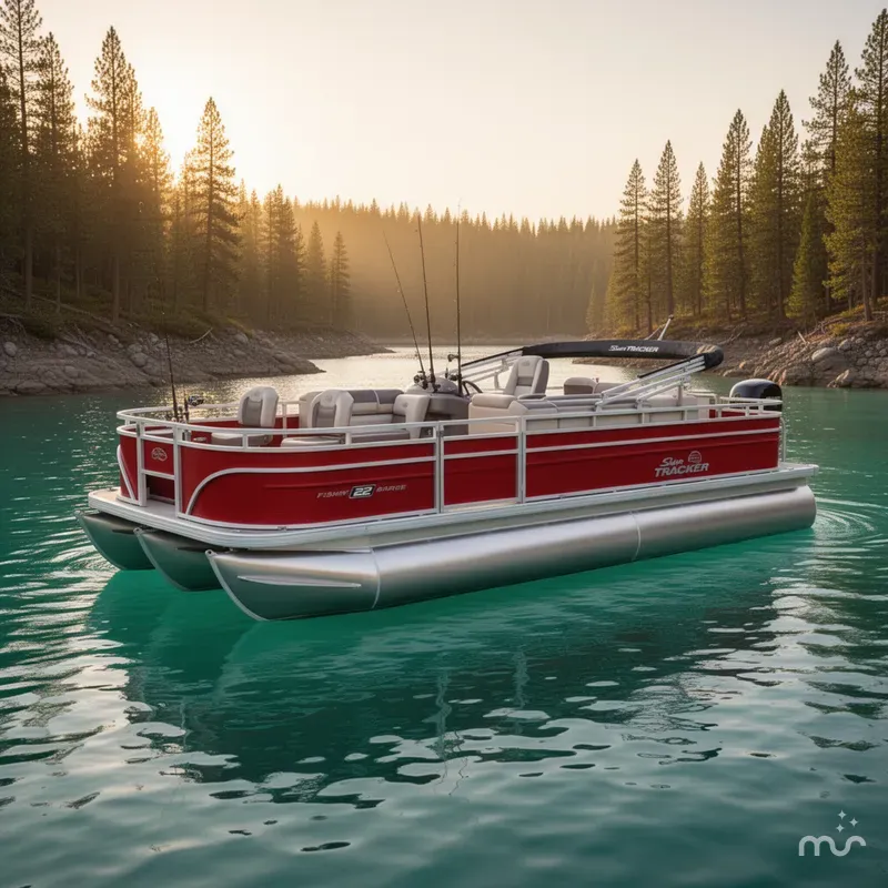 The Image of Sun Tracker Fishin' Barge 22 DLX 2026 - 0