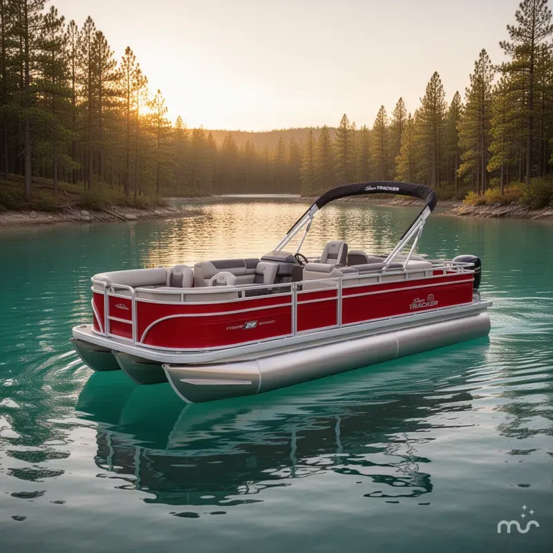 Slide: The Image of Sun Tracker Fishin' Barge 22 DLX 2026 - 4