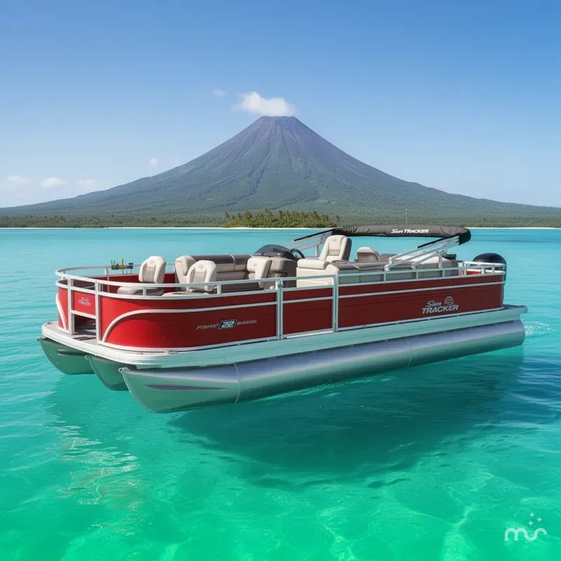 The Image of Sun Tracker Fishin' Barge 22 DLX 2026 - 0