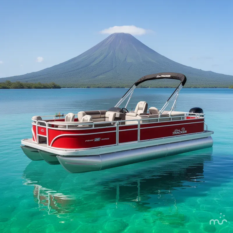 Slide: The Image of Sun Tracker Fishin' Barge 22 DLX 2026 - 4