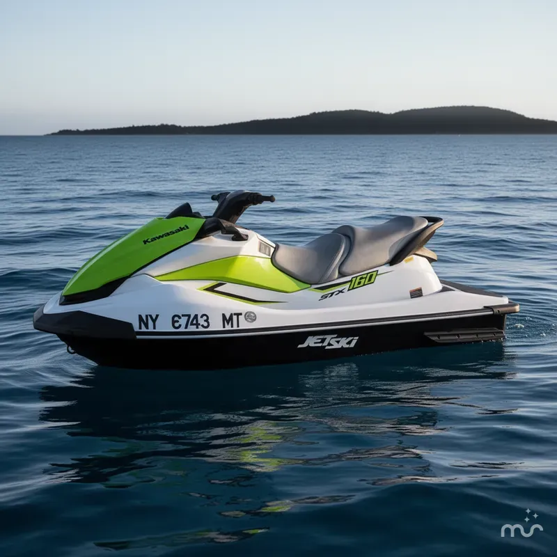 Slide: The Image of Kawasaki Jetski STX 160 2023 - 2