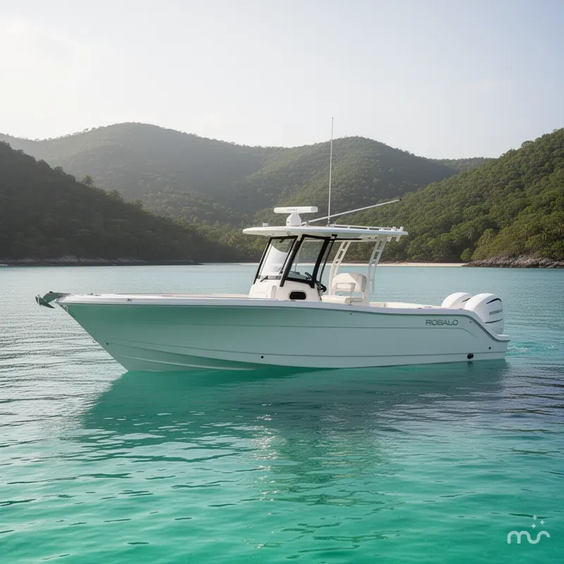 Slide: The Image of Robalo R302 Center Console 2023 - 2