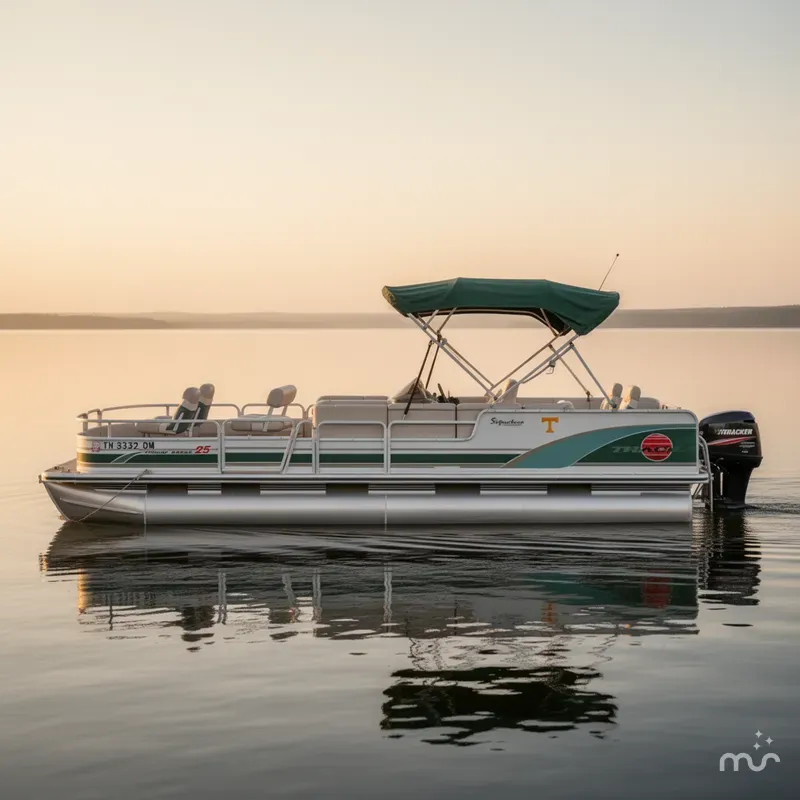 Slide: The Image of Sun Tracker Fishin' Barge 25 2000 - 1