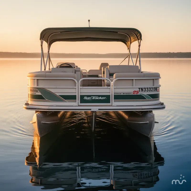 Slide: The Image of Sun Tracker Fishin' Barge 25 2000 - 2