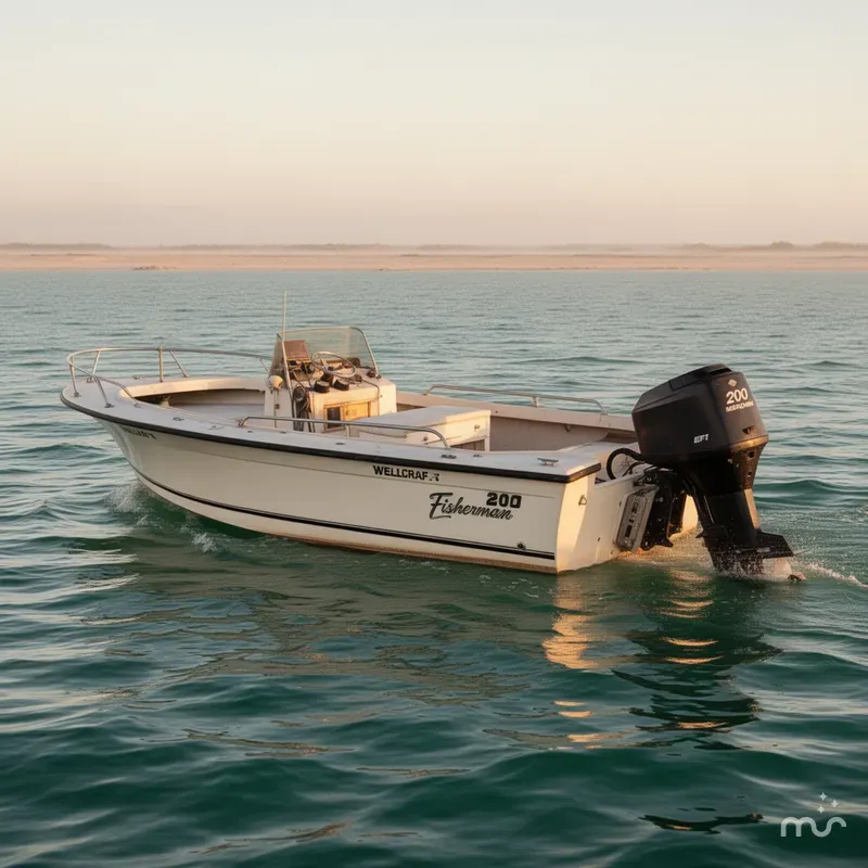 Slide: The Image of Wellcraft 200 Fisherman 1973 - 2