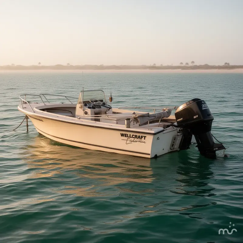 Slide: The Image of Wellcraft 200 Fisherman 1973 - 4