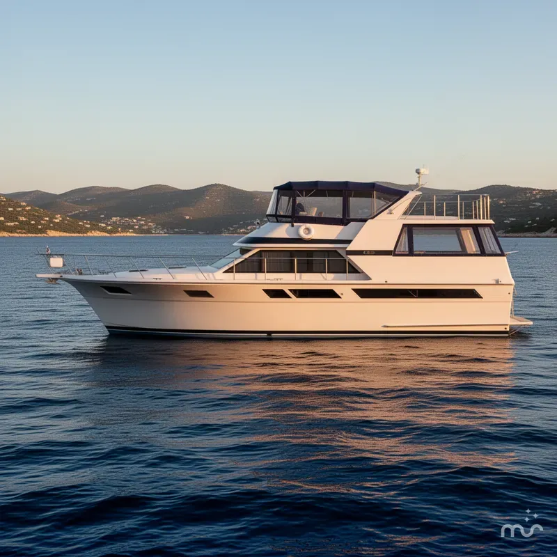 Slide: The Image of Californian 48 Motor Yacht 1986 - 2