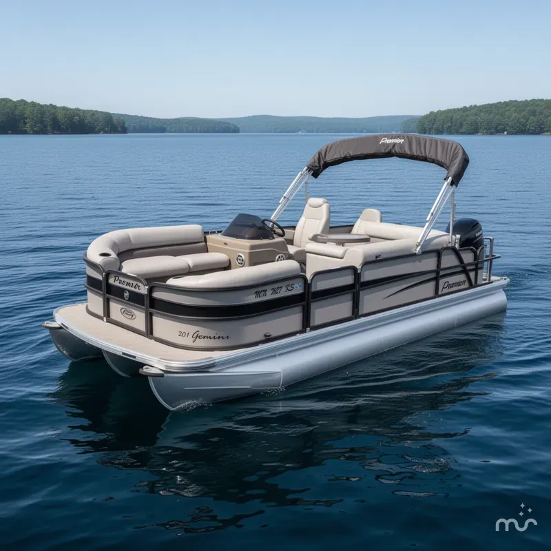 Slide: The Image of Premier 201 Gemini Fish 'n Cruise Pontoon 2011 - 0