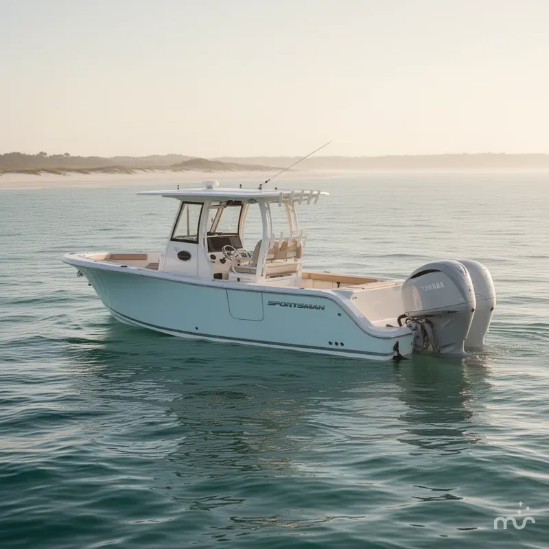 Slide: The Image of Sportsman Open 302 Center Console 2026 - 2