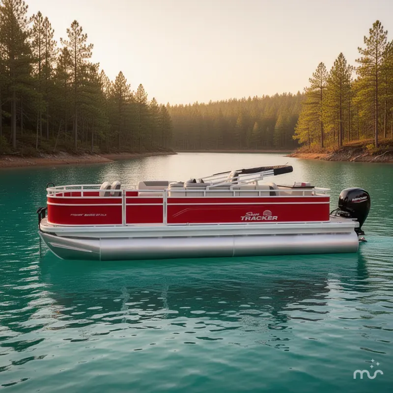 Slide: The Image of Sun Tracker Fishin' Barge 22 DLX 2026 - 2