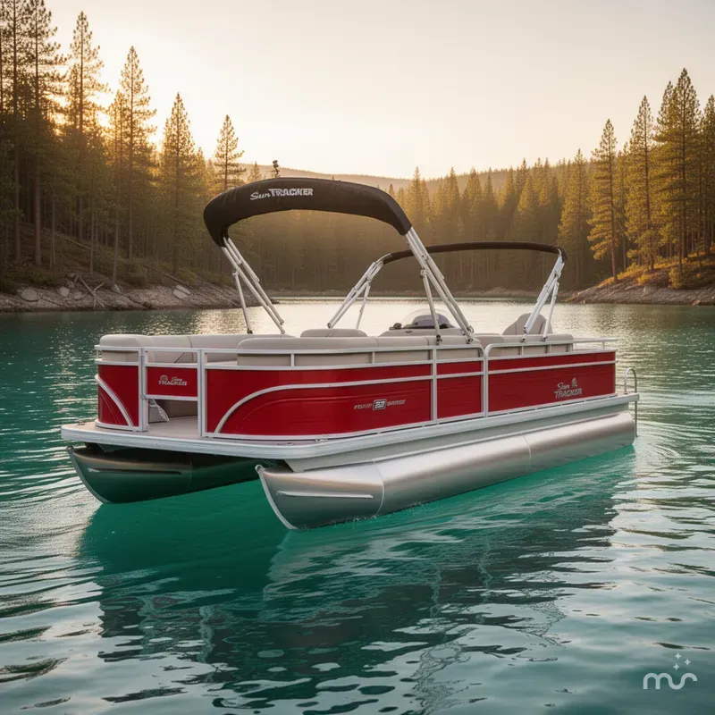 Slide: The Image of Sun Tracker Fishin' Barge 22 DLX 2026 - 3