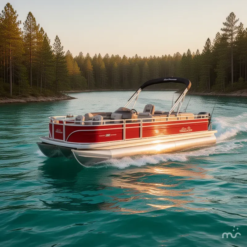 Slide: The Image of Sun Tracker Fishin' Barge 22 DLX 2026 - 4