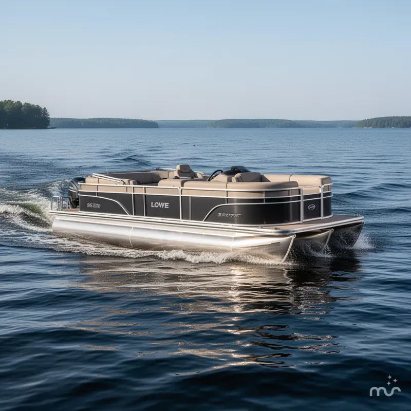 Slide: The Image of Lowe SS 210 WT PONTOON 2026 - 1
