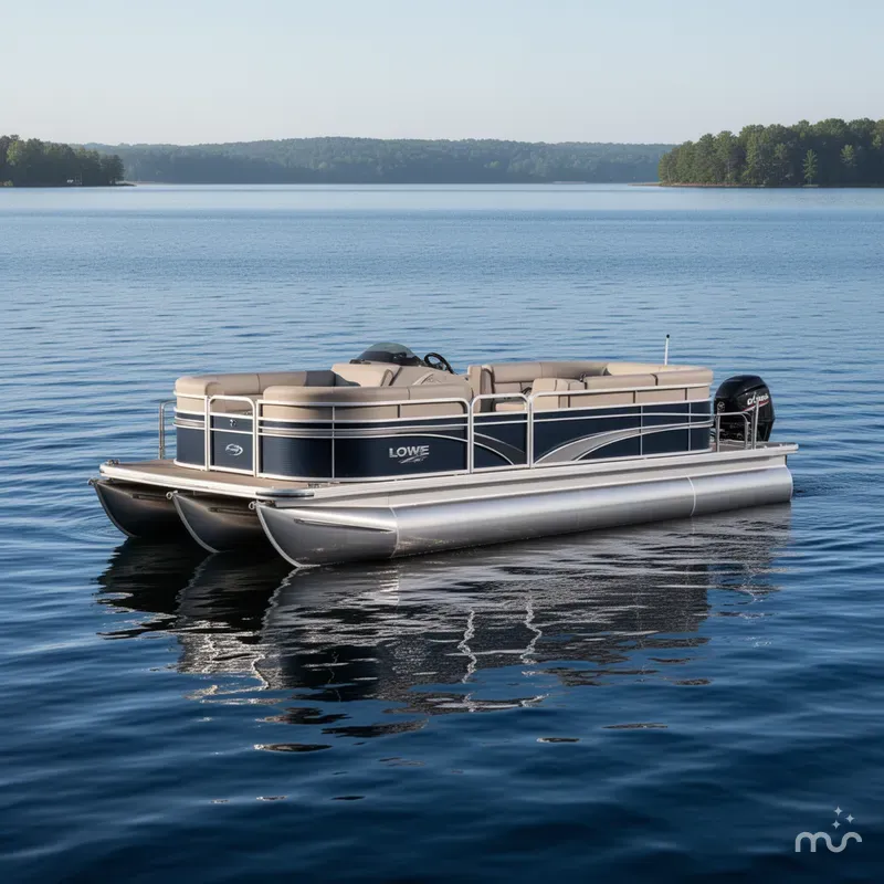 Slide: The Image of Lowe SS 210 WT PONTOON 2026 - 2