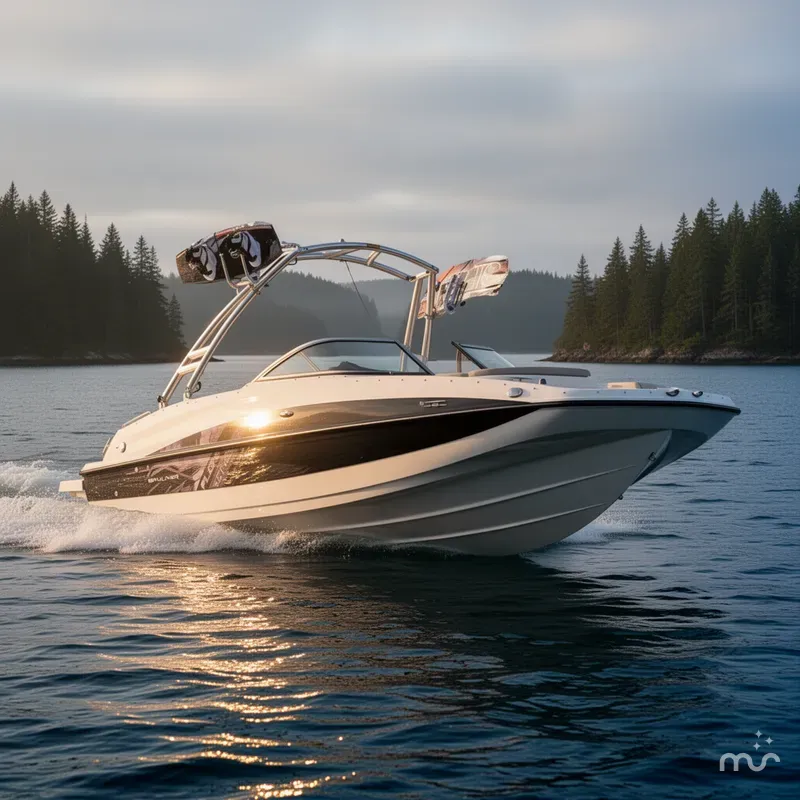 Slide: The Image of Bayliner 215 Deck Boat 2016 - 4