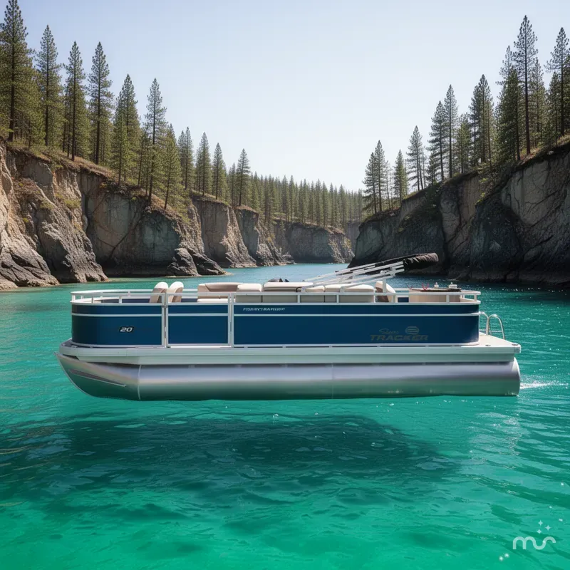 Slide: The Image of Sun Tracker Fishin' Barge 20 DLX 2026 - 2