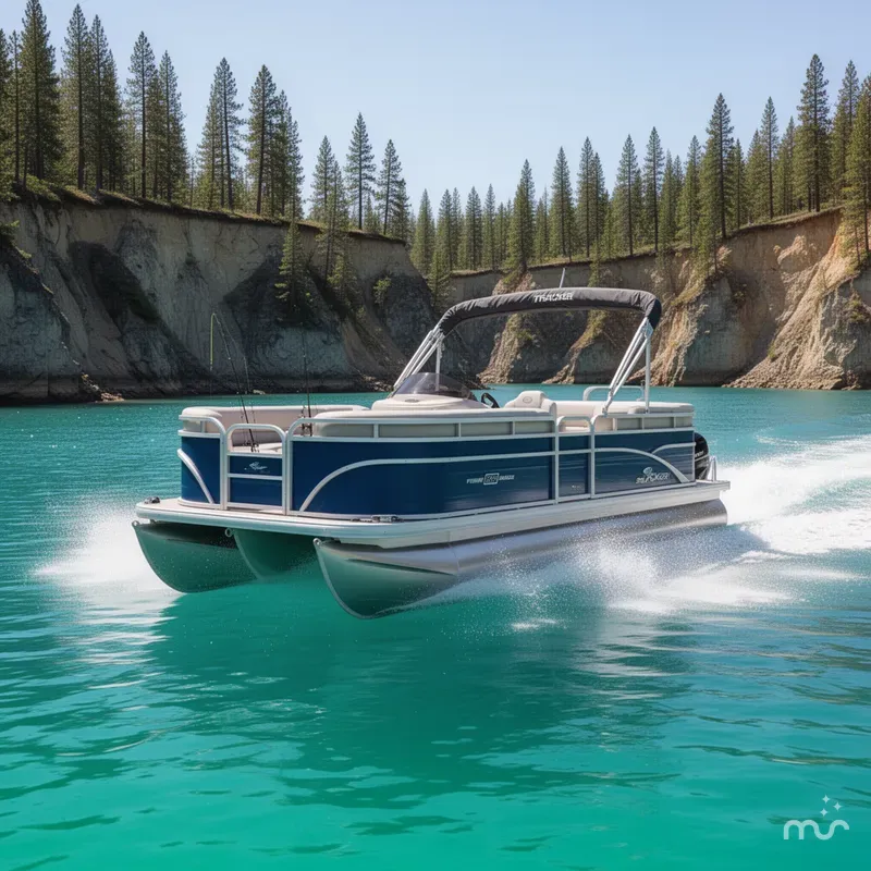 Slide: The Image of Sun Tracker Fishin' Barge 20 DLX 2026 - 4