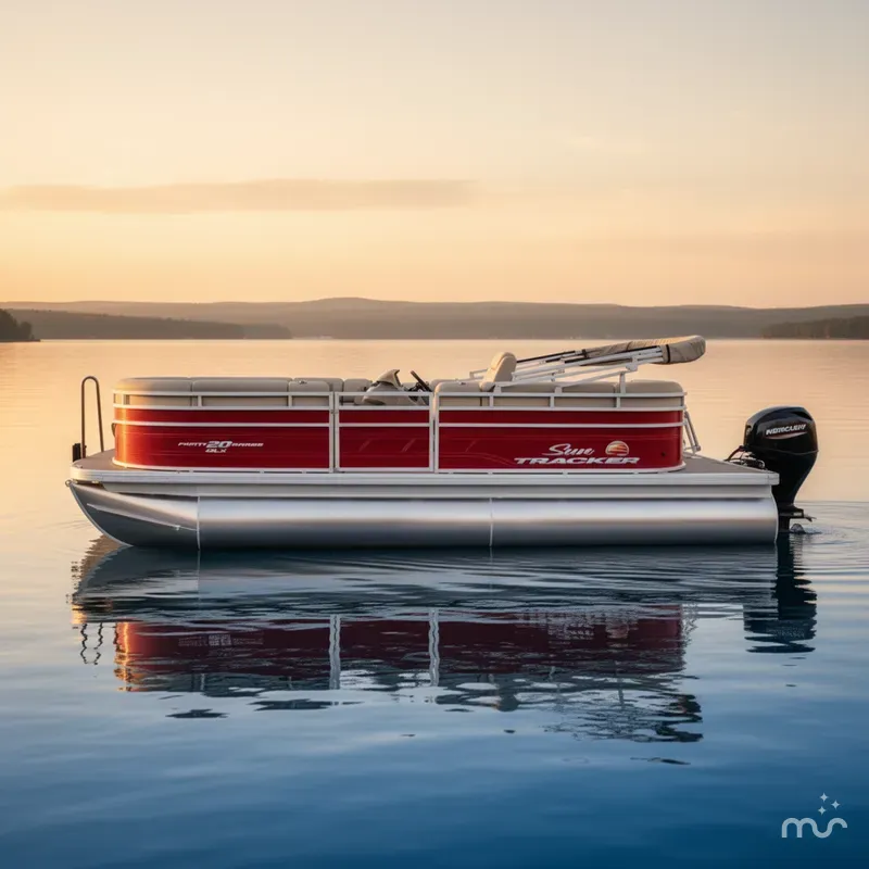 Slide: The Image of Sun Tracker Party Barge 20 DLX 2024 - 0