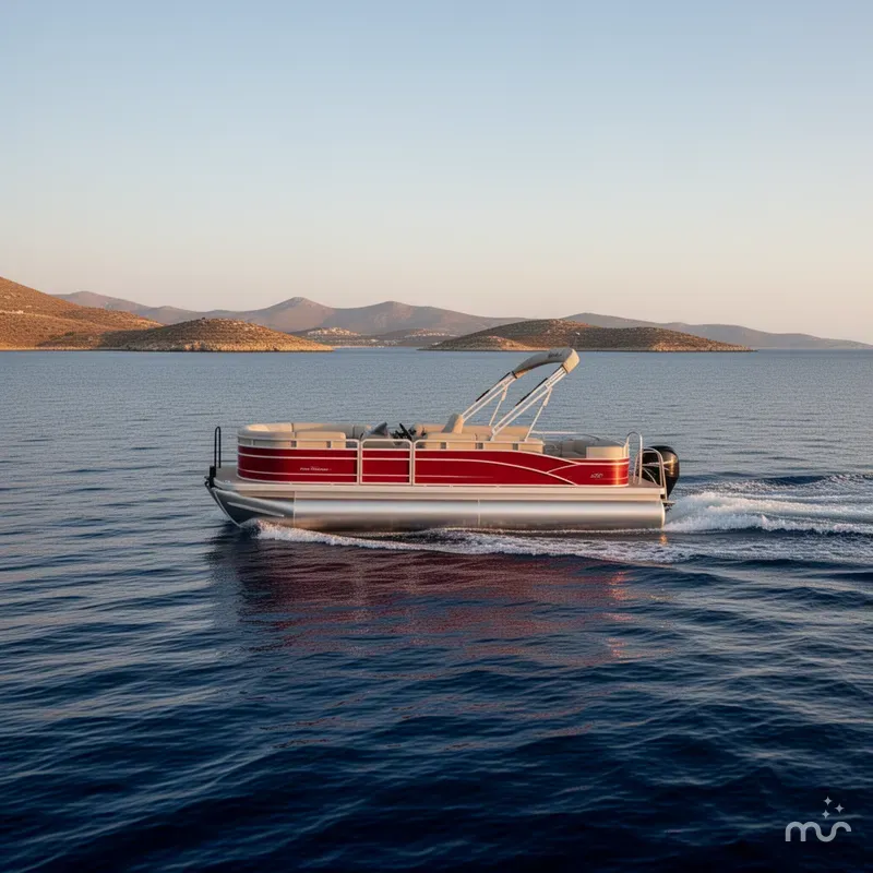 Slide: The Image of Sun Tracker Party Barge 22 RF DLX 2025 - 4