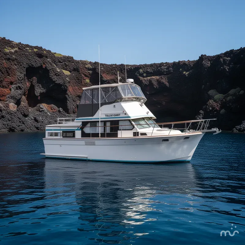 Slide: The Image of Tollycraft 40 Tri-Cabin Motor Yacht 1973 - 2