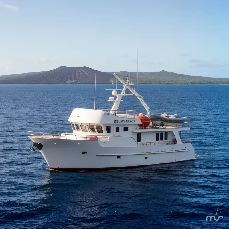 Slide: The Image of Cape Horn Yachts Trawler 2003 - 2