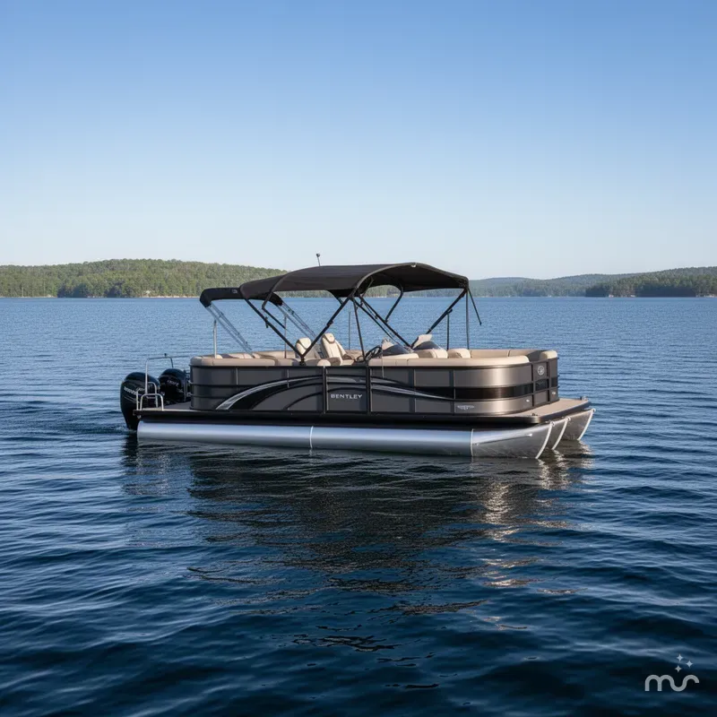 Slide: The Image of Bentley Pontoons Legacy 243 Swingback Dual Captain 3/4 Tube 2026 - 1