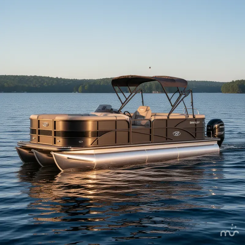 Slide: The Image of Bentley Pontoons Legacy 243 Swingback Dual Captain 3/4 Tube 2026 - 2