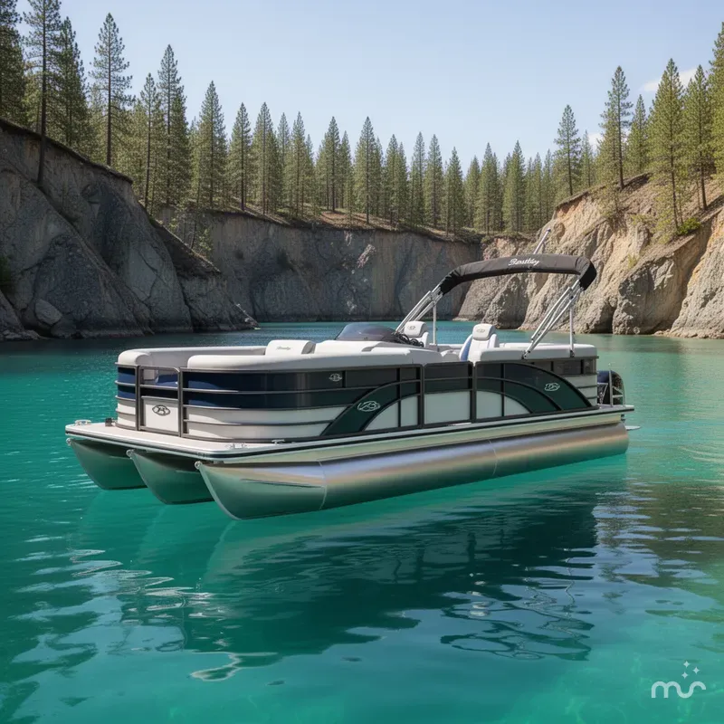 Slide: The Image of Bentley Pontoons Legacy 223 Navigator Full Tube 2026 - 2