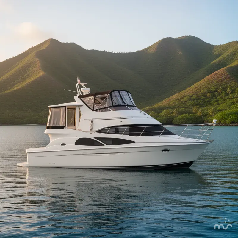 Slide: The Image of Carver Yachts 41 Cockpit Motor Yacht 2005 - 2